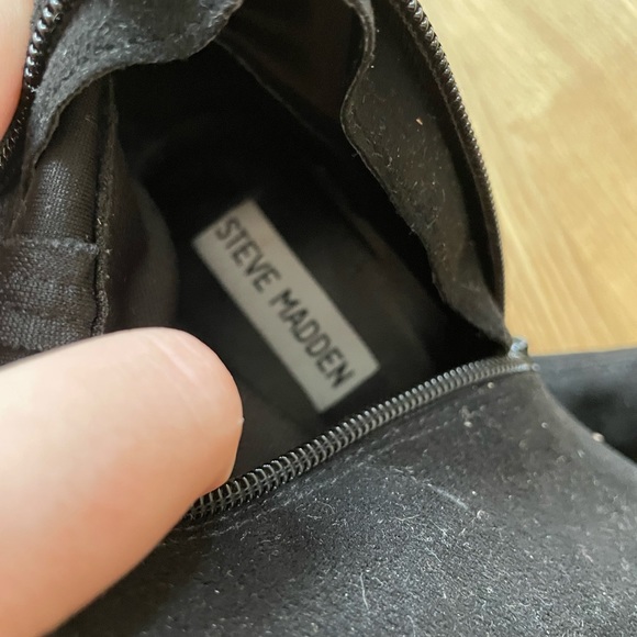 Steve Madden over the knee black boots - Picture 9 of 11